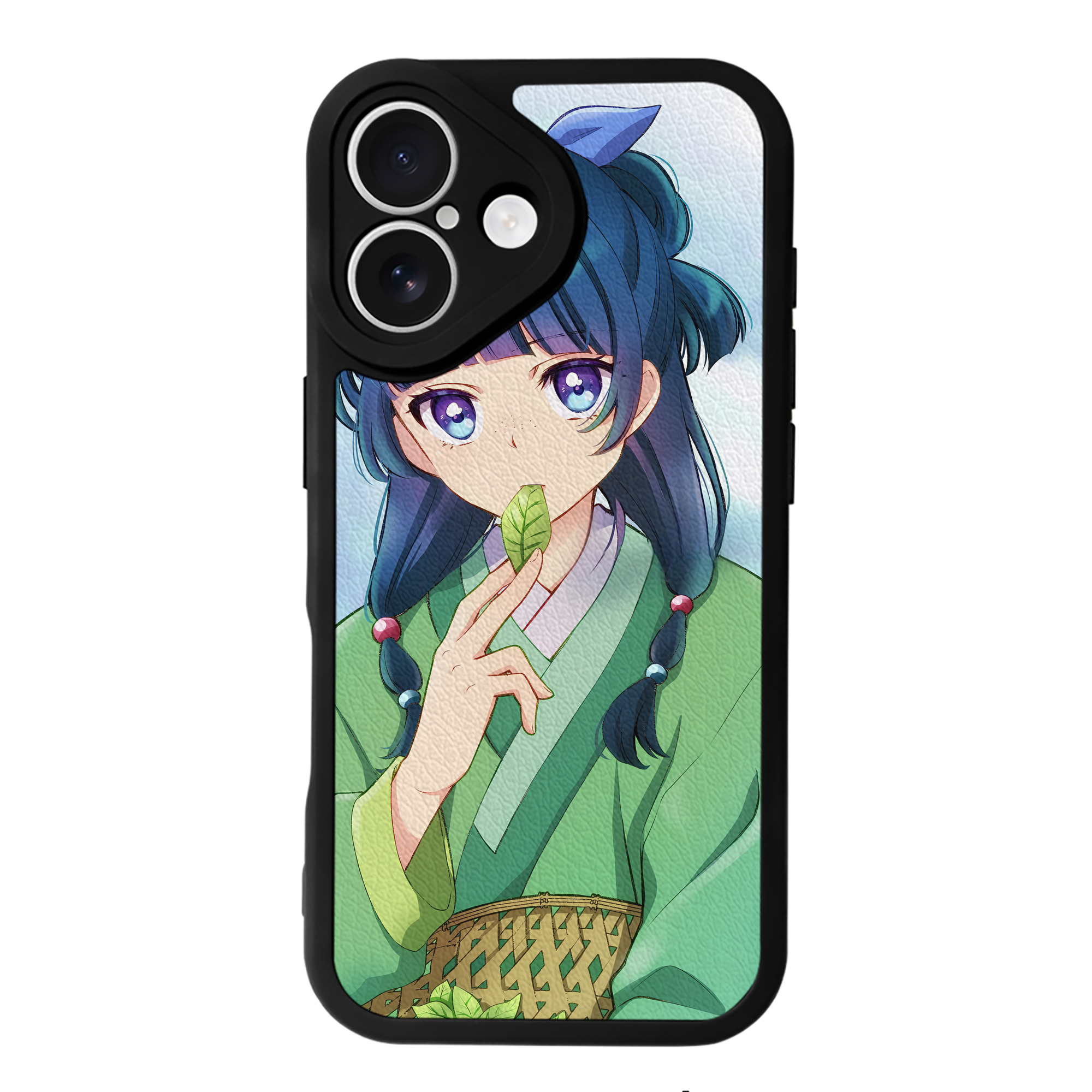 （画像用） 薬屋のひとりごと The Apothecary Diaries 【iPhone 16シリーズ対応】シリコンスマホケース（レザー調） 材質：シリコン